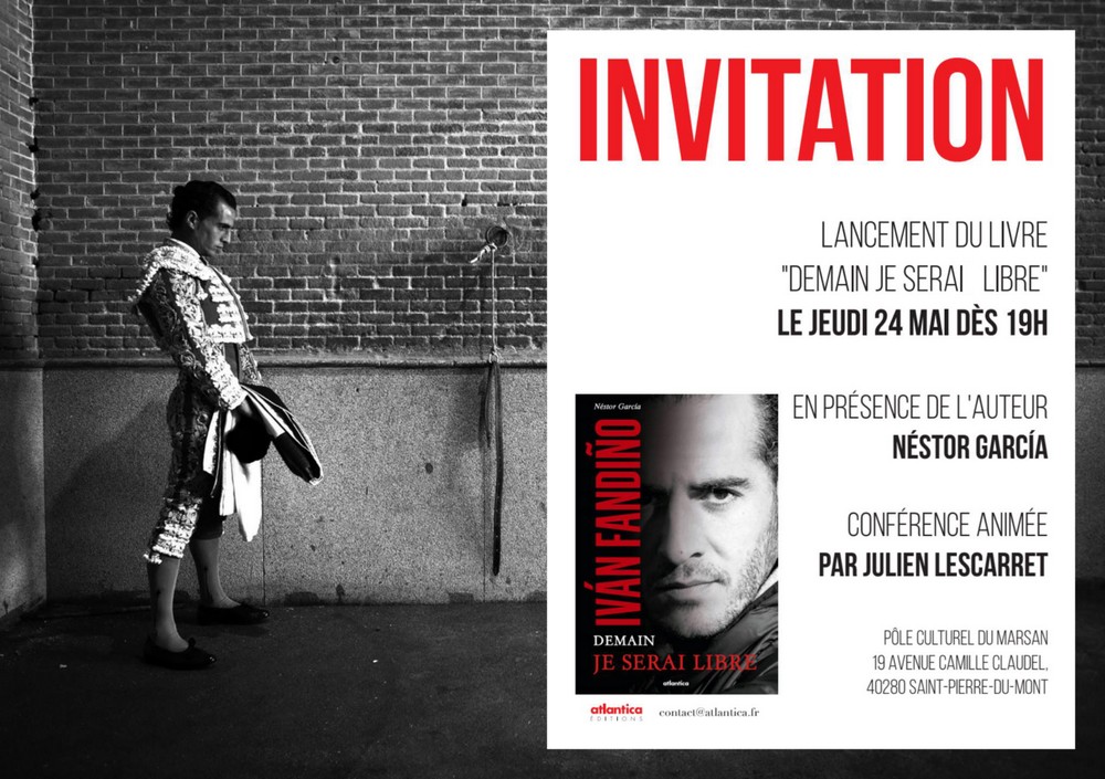 image : Invitation lancement du livre Demain je serai libre - Mont de Marsan