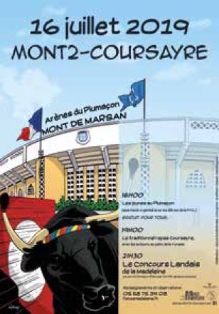 image : affiche Mont2Coursayre du 16 juillet 2019 - Mont de Marsan