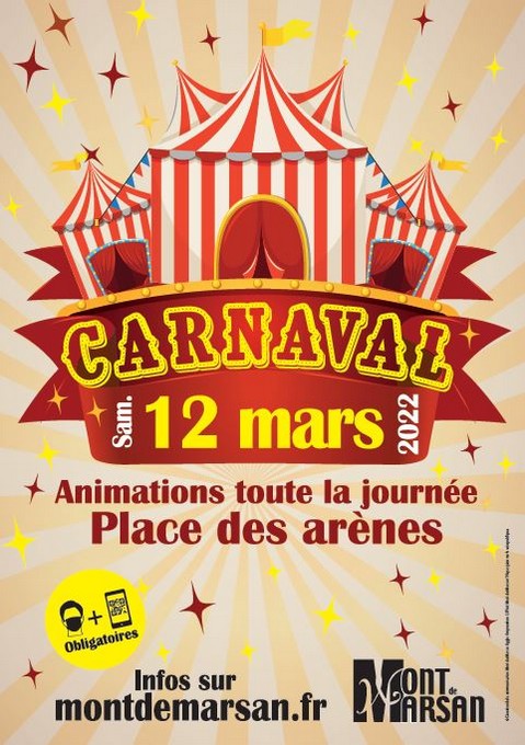 image-lien : affiche du Carnaval 2022 de Mont de Marsan et ien vers la page carnaval 2022