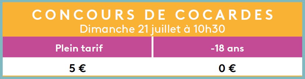 image : Grille tarifaire Concours de Cocardes Madeleine 2024 - Mont de Marsan