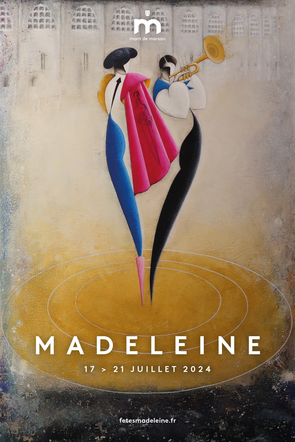 image : Affiche de la Madeleine 2024 - Mont de Marsan - Román
