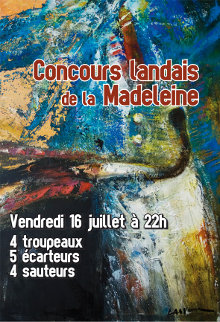 image cliquable (pdf 380ko) : affiche du concours landais de la Madeleine 2010 avec visualisation via un pdf de 380ko sur clic