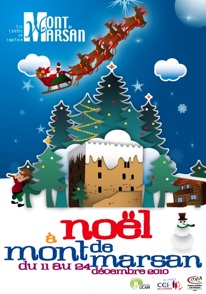image : affiche Noël à Mont de Marsan 2010