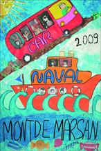 image-lien : affiche du Carnaval 2009 de Mont de Marsan et ien vers la page carnaval 2009